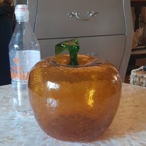 CRAQUELURE GLASS APPLE ? ORANGE ?